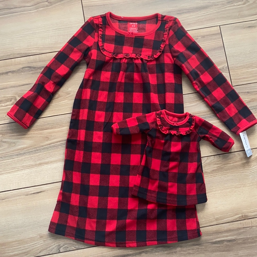 NWT Carter’s 2 Piece Nightgown